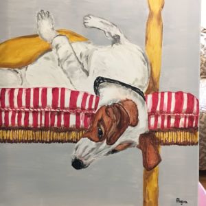 upside down dog